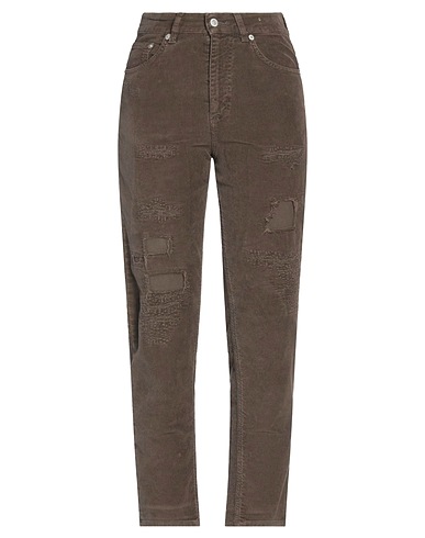 GRIFONI Casual trouser Dark green 98% Cotton, 2% Elastane
