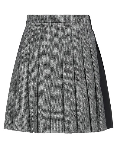 DSQUARED2 Mini skirt Black 100% Wool, Polyester
