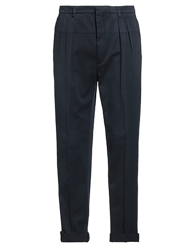 GABRIELE PASINI Casual pants Midnight blue 88% Cotton, 12% Wool