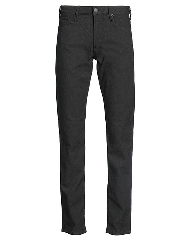 EMPORIO ARMANI Casual trouser Black 56% Cotton, 44% Polyester
