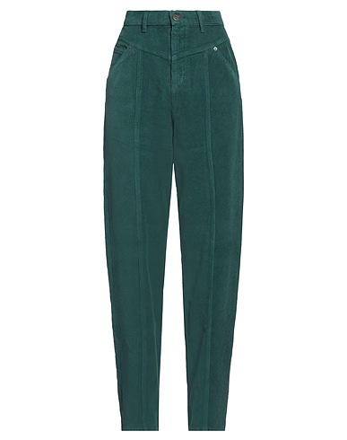 TWINSET Pantalon Vert pétrole 98% Coton, 2% Élasthanne