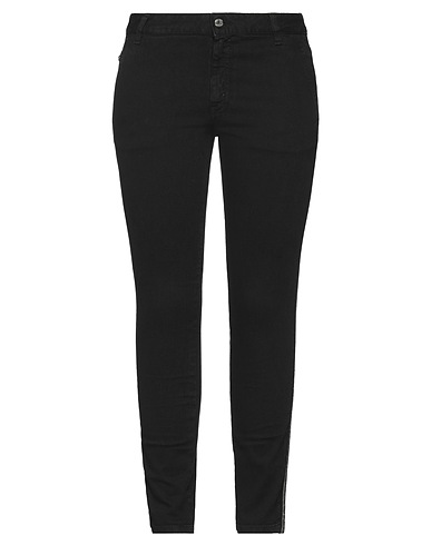 JUST CAVALLI Denim pants Black 98% Cotton, 2% Elastane