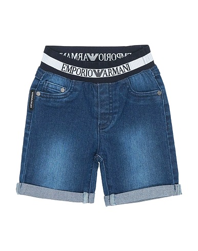 EMPORIO ARMANI Denim pants Blue 79% Cotton, 20% Polyester, 1% Elastane, Polyamide