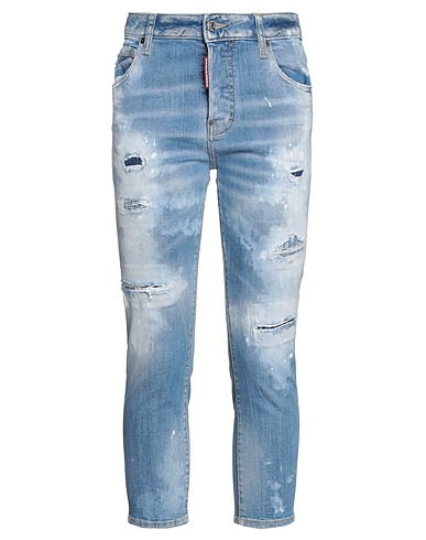 DSQUARED2 Denim trousers Blue 99% Cotton, 1% Elastane, Polyurethane