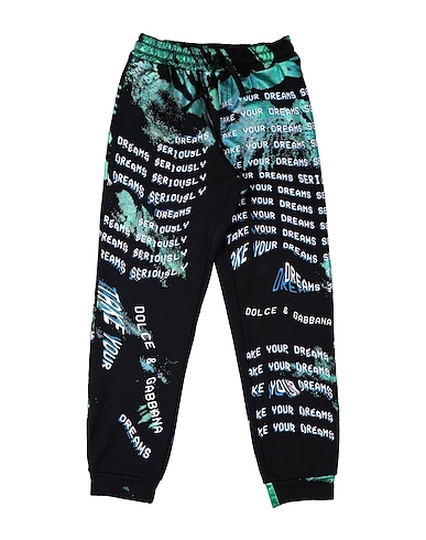 DOLCE&GABBANA Casual trouser Black 100% Cotton