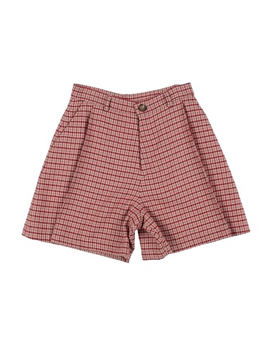 CHLOÉ Shorts & Bermuda Red 47% Acrylic, 27% Polyester, 25% Wool, 1% Metallic fiber