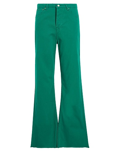 8 by YOOX Pantaloni jeans Verde 100% Cotone organico