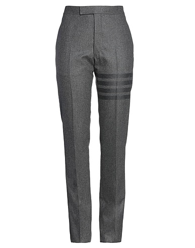 THOM BROWNE Casual trouser Grey 95% Wool, 5% Cashmere