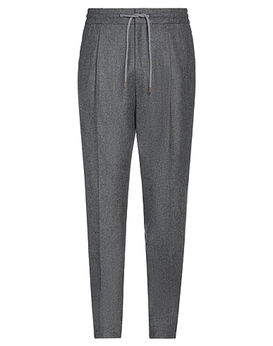 BRUNELLO CUCINELLI Casual trouser Grey 100% Virgin Wool