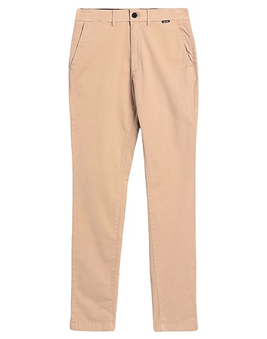 CALVIN KLEIN Casual trouser Beige 96% Cotton, 4% Elastane