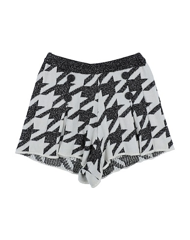 SIMONETTA Shorts & Bermuda Black 70% Acetate, 17% Polyester, 13% Polyamide, Virgin Wool