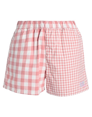 VANS Shorts & Bermuda MIXED UP GINGHAM SHORT Rosa antico 100% Cotone