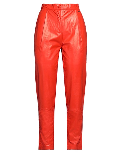 LE COEUR TWINSET Casual trouser Orange 100% Viscose