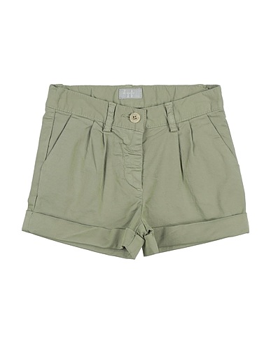 IL GUFO Shorts & Bermuda Sage green 98% Cotton, 2% Elastane