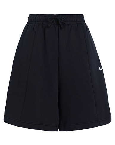 NIKE Shorts & Bermudas Nike Sportswear Essential Women's Fleece High-Rise Shorts
 Schwarz 80% Baumwolle, 20% Polyester
