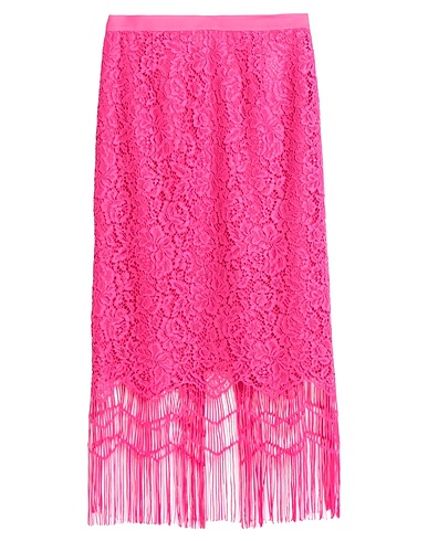 ANNA MOLINARI Gonna midi Fucsia 100% Poliestere