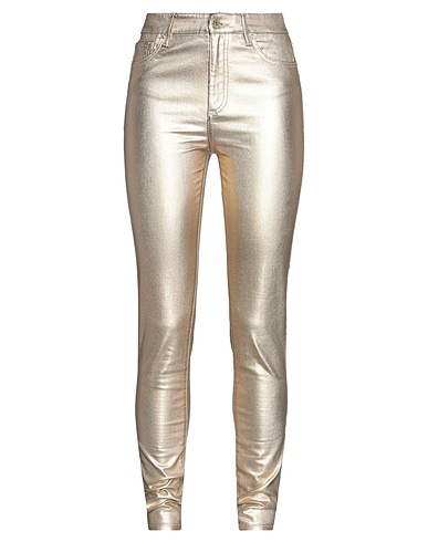 ARMANI EXCHANGE パンツ ゴールド コットン 74% / ポリエステル 25% / ポリウレタン 1%