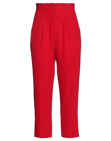 OTTOD'AME Casual pants Red 97% Polyester, 3% Elastane