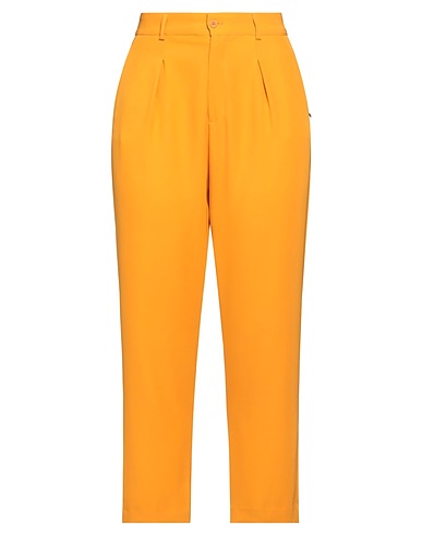 OTTOD'AME Casual trouser Orange 97% Polyester, 3% Elastane