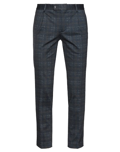 GREY DANIELE ALESSANDRINI Casual pants Midnight blue 80% Polyester, 15% Viscose, 5% Elastane