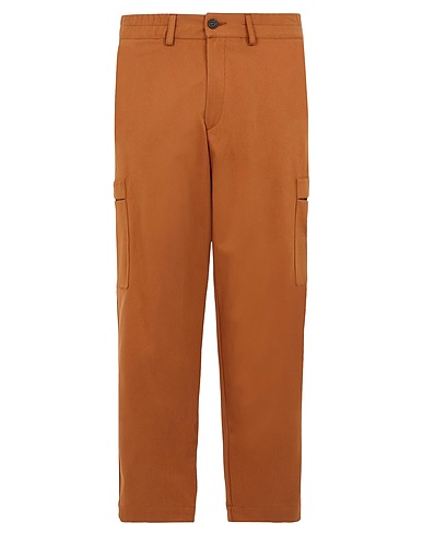 8 by YOOX パンツ COTTON WIDE LEG CARGO PANT
 キャメル コットン 98% / ポリウレタン 2%
