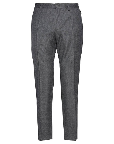 DOLCE&GABBANA Casual trouser Lead 100% Wool