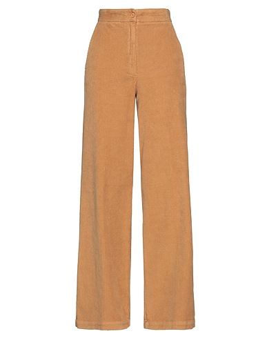 TWINSET Casual pants Camel 98% Cotton, 2% Elastane