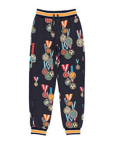 DOLCE&GABBANA Casual trouser Charcoal 100% Cotton, Polyester, Viscose