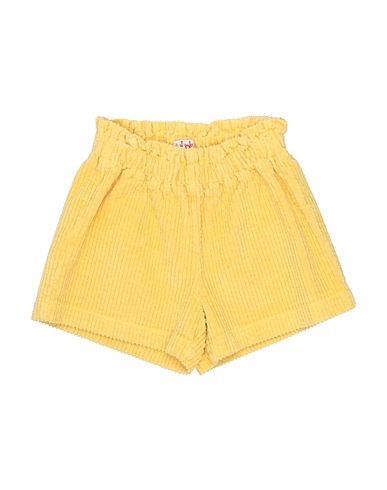 IL GUFO Shorts & Bermuda Yellow 98% Cotton, 2% Elastane