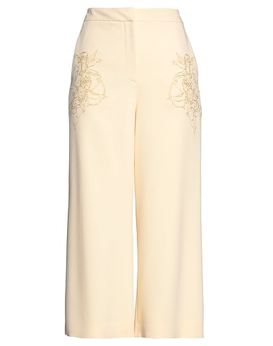 MOSCHINO Casual trouser COUTURE Beige 97% Viscose, 3% Elastane