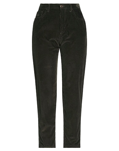 JACOB COHЁN Casual pants Dark green 100% Cotton, Polyester