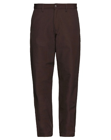 VANS Casual trouser Brown 58% Cotton, 42% Nylon