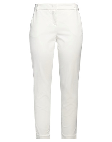 ERMANNO FIRENZE Pantalone Bianco 61% Cotone, 36% Poliammide, 3% Elastan
