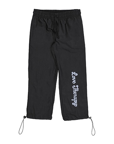 LOVE THERAPY Casual trouser Black 68% Polyester, 32% Cotton