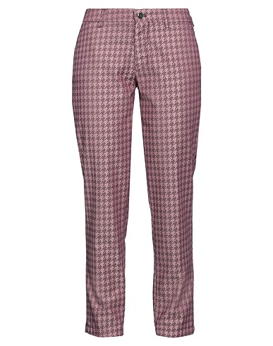 BERWICH Casual trouser Light purple 53% Polyamide, 41% Cotton, 6% Elastane