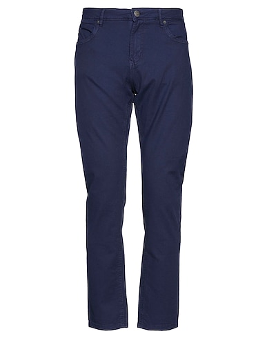 GAUDÌ Casual pants Purple 99% Cotton, 1% Elastane