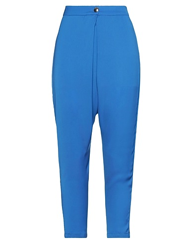 DENNY ROSE Casual trouser Bright blue 100% Polyester