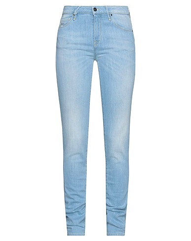 TRAMAROSSA Denim trousers Blue 92% Cotton, 6% Elastomultiester, 2% Elastane