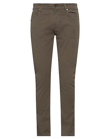 GUESS Casual trouser Military green 98% Cotton, 2% Elastane