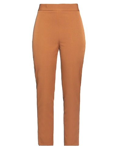 MEM.JS Casual trouser Camel 88% Polyester, 12% Elastane