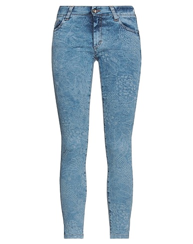DENNY ROSE Denim trousers Blue 67% Cotton, 20% Polyester, 11% Viscose, 2% Elastane