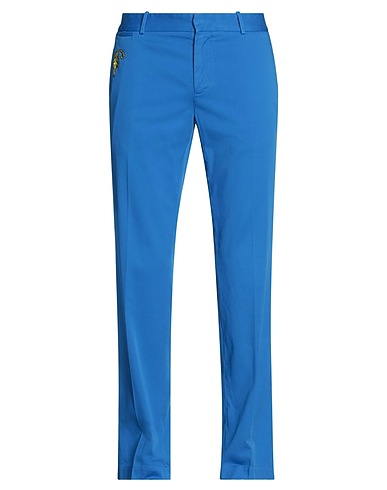 CUSTO BARCELONA Casual trouser Azure 96% Cotton, 4% Elastane