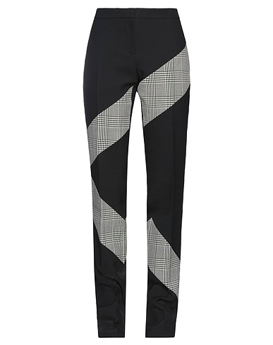 MCQUEEN Casual trouser Black 63% Wool, 25% Silk, 12% Polyamide
