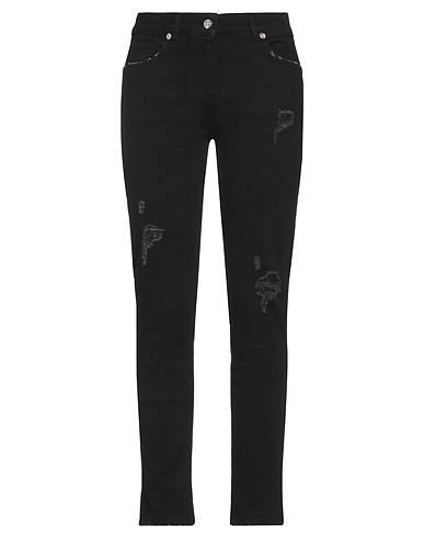 BLUMARINE Casual trouser Black 98% Cotton, 2% Elastane