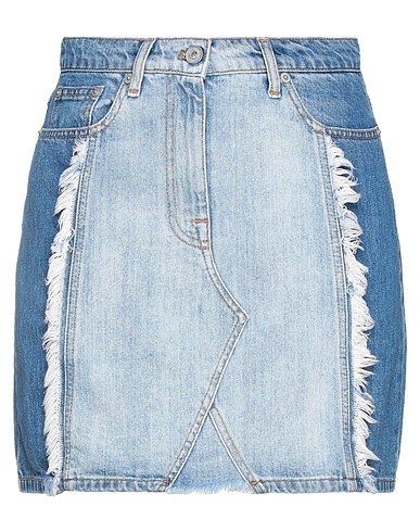 OTTOD'AME Denim skirt Blue 100% Cotton