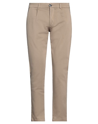 PMDS PREMIUM MOOD DENIM SUPERIOR Casual trouser Khaki 71% Cotton, 13% Polyamide, 13% Polyester, 3% Elastane