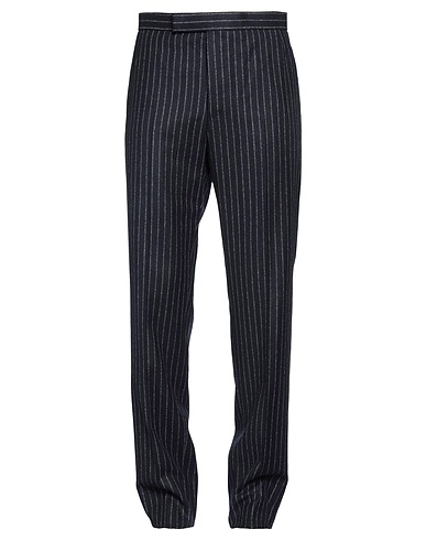THOM BROWNE Casual trouser Navy blue 100% Wool