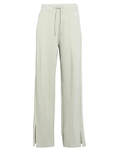 CALVIN KLEIN JEANS Casual trouser Sage green 66% EcoVero™ viscose, 30% Polyamide, 4% Elastane