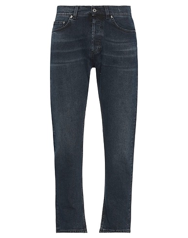 GRIFONI Denim trousers Blue 99% Cotton, 1% Elastane