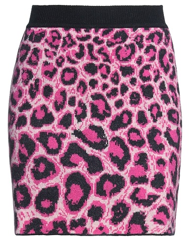 ALBERTA FERRETTI Mini skirt Fuchsia 100% Virgin Wool, Polyamide, Elastane